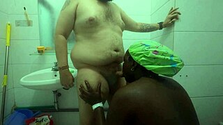 Fucking Black Wife Wet in Shower Then Bedroom Vibrator Finish