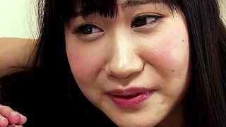 Petite Japanese Caught Masturbating Leads MMF Defloration