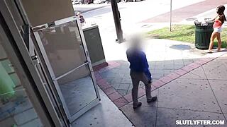 officer catches nerdy shoplifter for fun