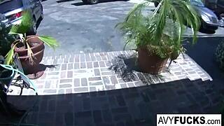 Busty avy and aurora snow share home vid