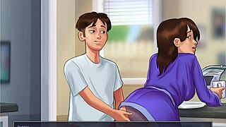 Fucking My Milf Stepmom Debbie In Kitchen
