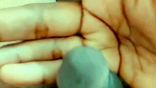 feminine sissy tries getting limp clitty hard to masturbate