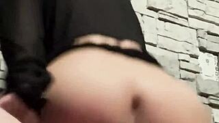 Latina meg deepthroats and rides huge cock