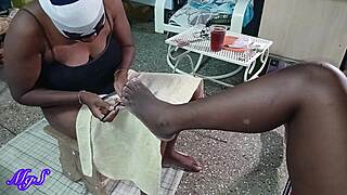 girls seduce my madam backstage at home