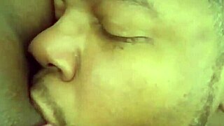 Eating bbw pussy on black mama