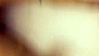 Squirting slut bends over for intense action