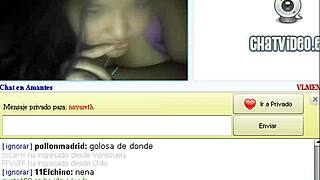 Curvy chilean woman shows her figure during live web chat by vl