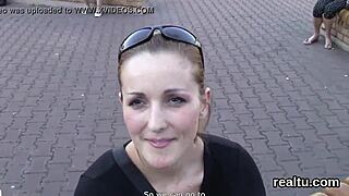 glamorous czech kitten is tempted in the mall and drilled in pov