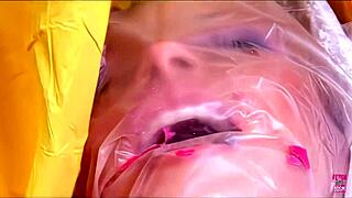 She got her ass drilled hard by masked guy