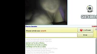 Curvy chilean woman shows her figure during live web chat by vl