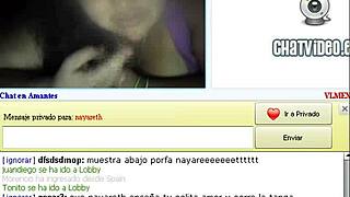 Curvy chilean woman shows her figure during live web chat by vl