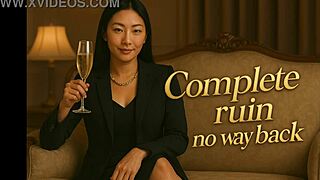 Asian goddess ruins slave completely
