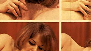 Vintage girls having fun with hairy pussies