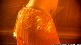 Indian teen dances and strips slowly