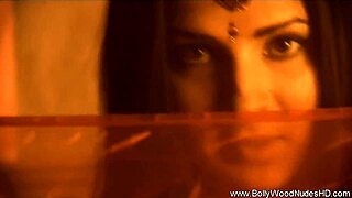 Indian teen dances and strips slowly
