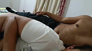 Milf With Big Ass Has First Threesome With Neighbor