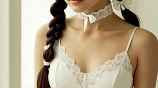 Naughty blindfolded girls in their underwear
