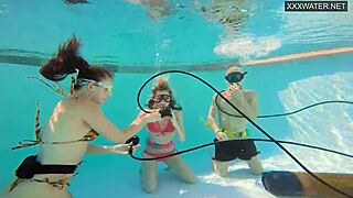 couple films underwater fucking in the pool