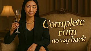 Asian goddess ruins slave completely