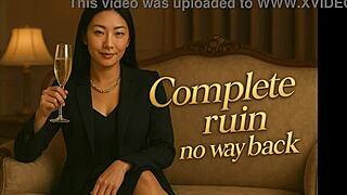 Asian goddess ruins slave completely