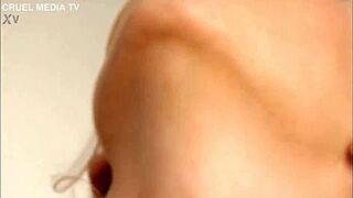 Euro solo beautiful model masturbation