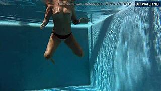 puzan bruhova fat teen in pool