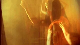 Indian teen dances and strips slowly