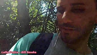 Levei novinha for forest trail anal with bill smoke