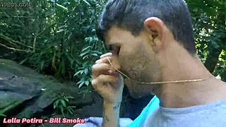 Levei novinha for forest trail anal with bill smoke