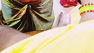 Indian bhabi cheats with swamiji in saree