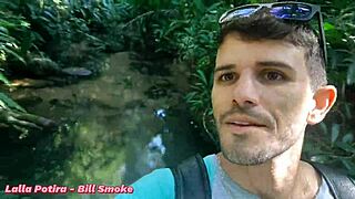 Levei novinha for forest trail anal with bill smoke