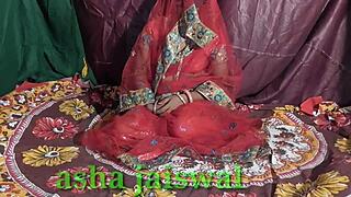 Dulhan gets first night anal with moans
