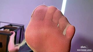 Pov worship nylon soles of goddess above you