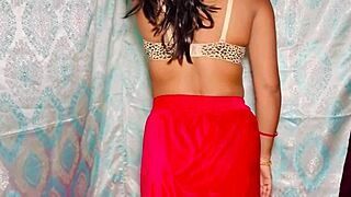 desi woman gets hard doggystyle action