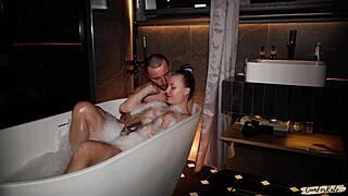 Help me relax with a passionate fuck in the bathtub
