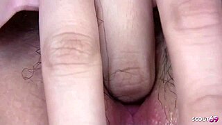 Petite asian teen gets first uncensored pov creampie