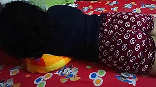 hot desi college girl relaxed with full body massage