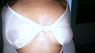 Ebony Babe Oil Massaged & Pounded Hard