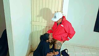 Mature Woman Pleases Delivery Guy With Oral