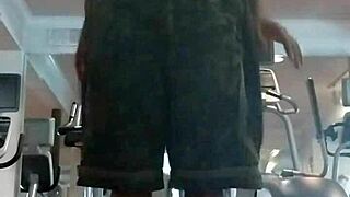 Athletic Teacher Stretches In Dorm Workout