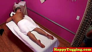 real jap masseuse in dick rubbing session
