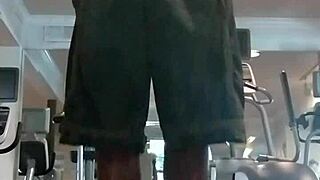 Athletic Teacher Stretches In Dorm Workout