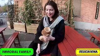 felicia vinas gets booty double stuffed by dan 😈