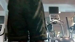 Athletic Teacher Stretches In Dorm Workout
