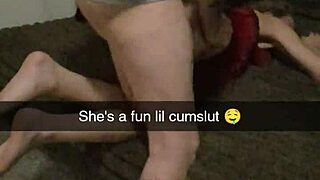 roommates girlfriend rough fucked and manhandled on snapchat