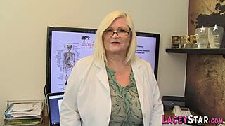 dominated granny doctor deep throats hard