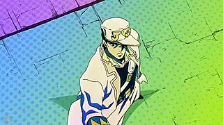 watching jojos bizarre adventure opening five now