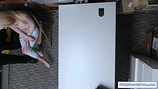 store officer fucking petite shoplifter at work