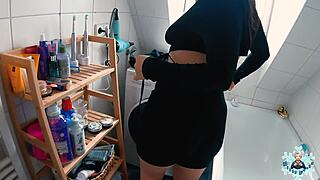 Morning fuck in the bathroom