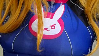 special bloopers of anal gaped trans girl in cosplay